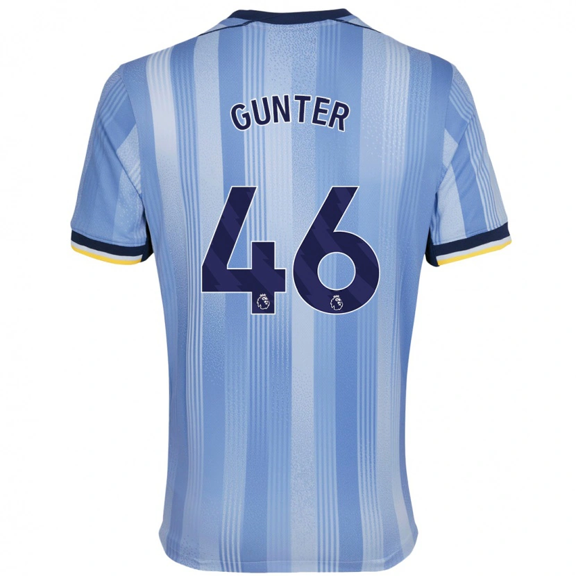 Danxen Kinder Luca Gunter #46 Hellblau Auswärtstrikot Trikot 2024/25 T-Shirt Schweiz