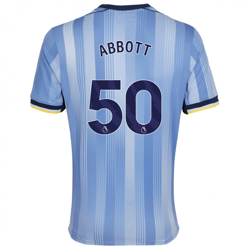 Danxen Kinder George Abbott #50 Hellblau Auswärtstrikot Trikot 2024/25 T-Shirt Schweiz