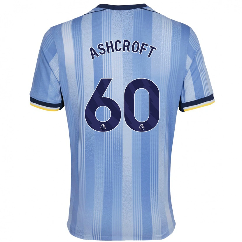 Danxen Kinder Tyrell Ashcroft #60 Hellblau Auswärtstrikot Trikot 2024/25 T-Shirt Schweiz