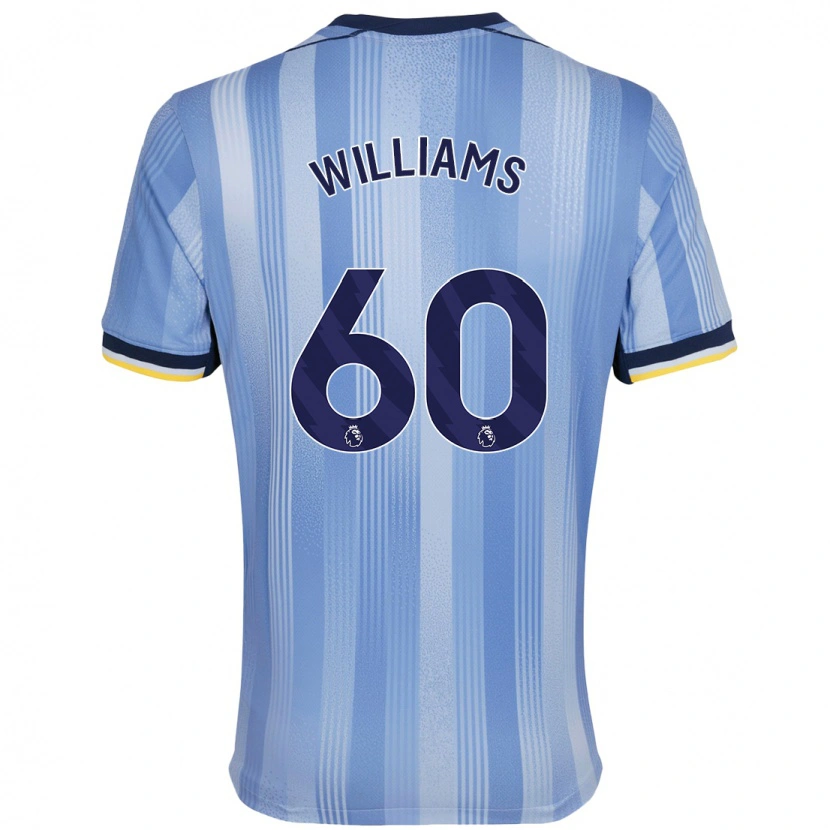 Danxen Kinder Jaden Williams #60 Hellblau Auswärtstrikot Trikot 2024/25 T-Shirt Schweiz