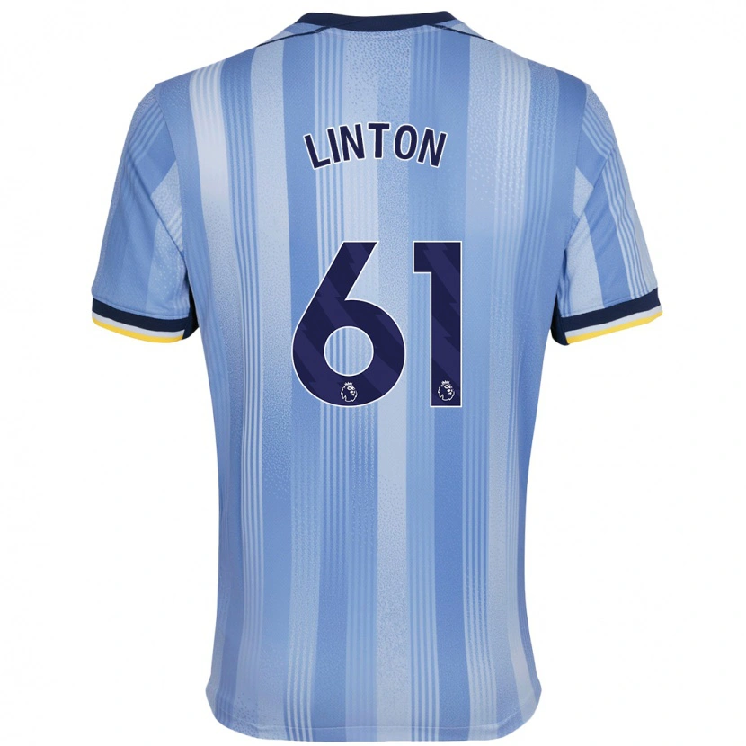 Danxen Kinder Jahziah Linton #61 Hellblau Auswärtstrikot Trikot 2024/25 T-Shirt Schweiz