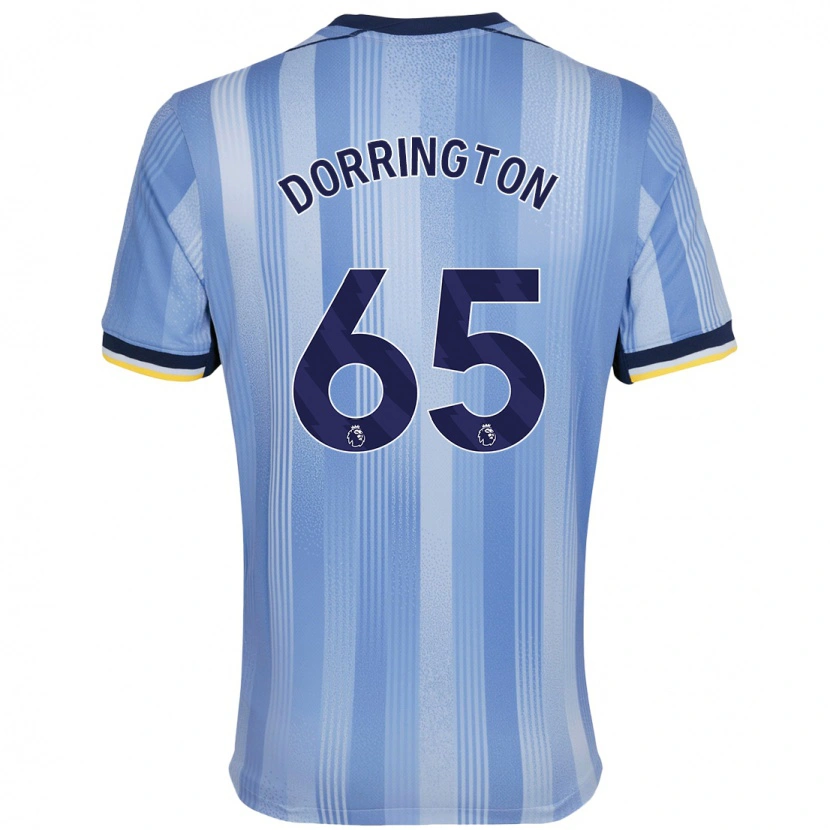 Danxen Kinder Alfie Dorrington #65 Hellblau Auswärtstrikot Trikot 2024/25 T-Shirt Schweiz