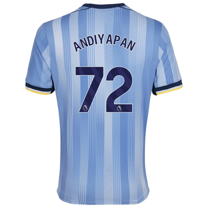 Danxen Kinder William Andiyapan #72 Hellblau Auswärtstrikot Trikot 2024/25 T-Shirt Schweiz