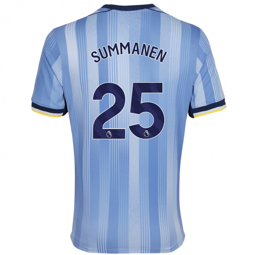 Danxen Kinder Eveliina Summanen #25 Hellblau Auswärtstrikot Trikot 2024/25 T-Shirt Schweiz