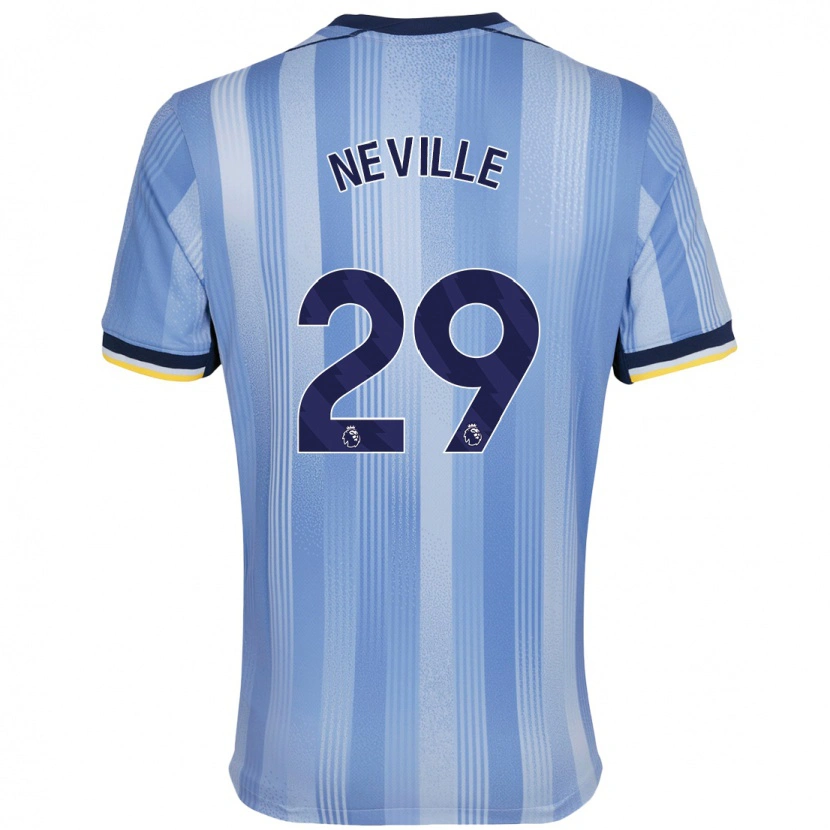 Danxen Kinder Ashleigh Neville #29 Hellblau Auswärtstrikot Trikot 2024/25 T-Shirt Schweiz