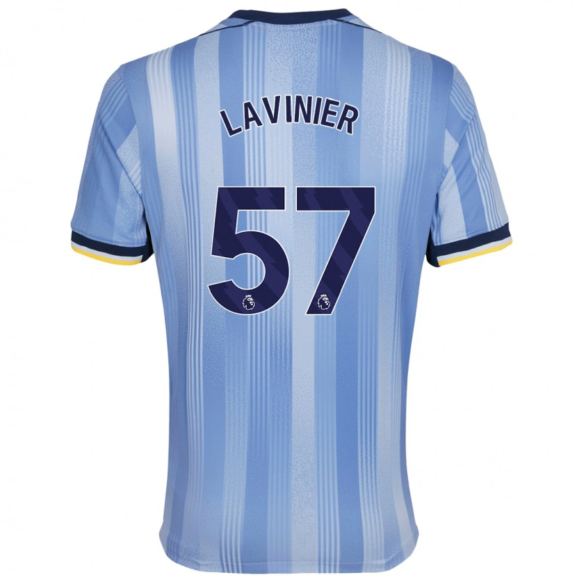 Danxen Kinder Marcel Lavinier #57 Hellblau Auswärtstrikot Trikot 2024/25 T-Shirt Schweiz