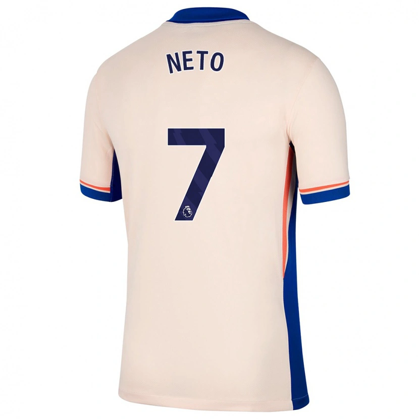 Danxen Kinder Pedro Neto #7 Hellbeige Auswärtstrikot Trikot 2024/25 T-Shirt Schweiz