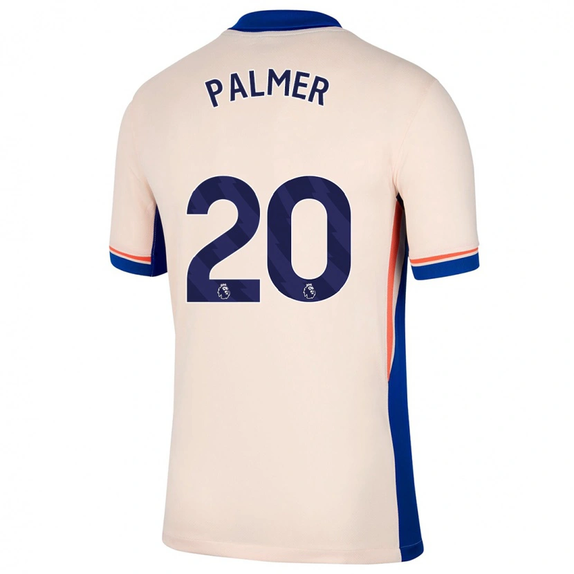 Danxen Kinder Cole Palmer #20 Hellbeige Auswärtstrikot Trikot 2024/25 T-Shirt Schweiz