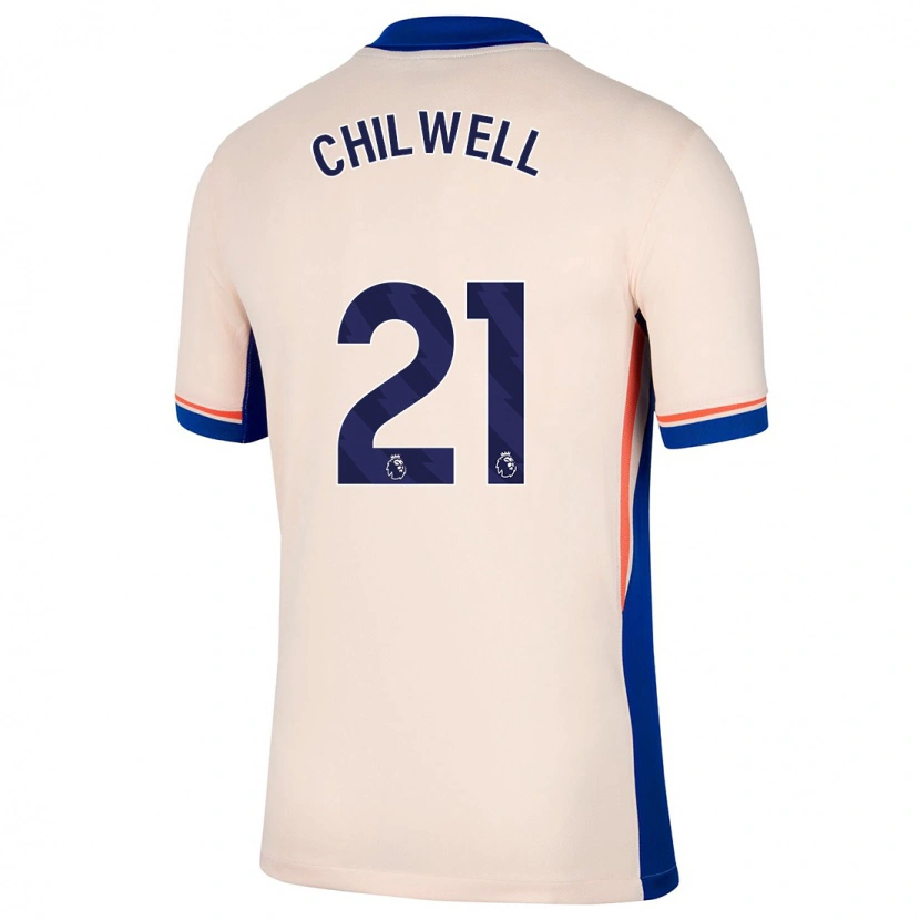 Danxen Kinder Ben Chilwell #21 Hellbeige Auswärtstrikot Trikot 2024/25 T-Shirt Schweiz