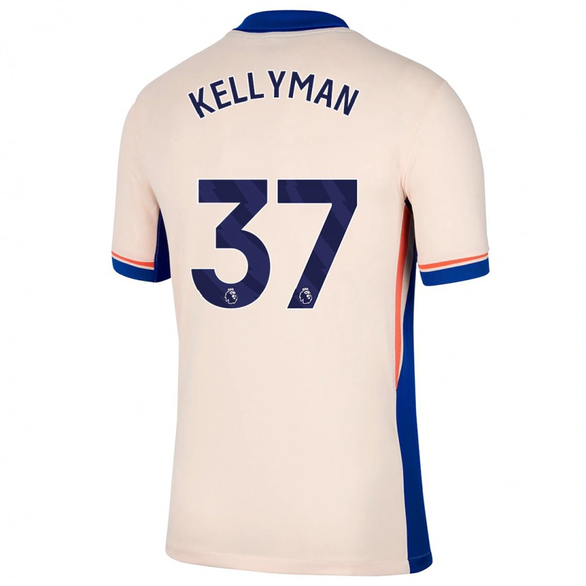 Danxen Kinder Omari Kellyman #37 Hellbeige Auswärtstrikot Trikot 2024/25 T-Shirt Schweiz