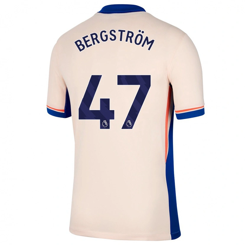 Danxen Kinder Lucas Bergström #47 Hellbeige Auswärtstrikot Trikot 2024/25 T-Shirt Schweiz