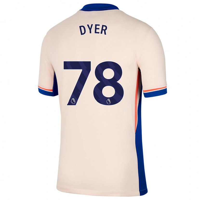 Danxen Kinder Kiano Dyer #78 Hellbeige Auswärtstrikot Trikot 2024/25 T-Shirt Schweiz