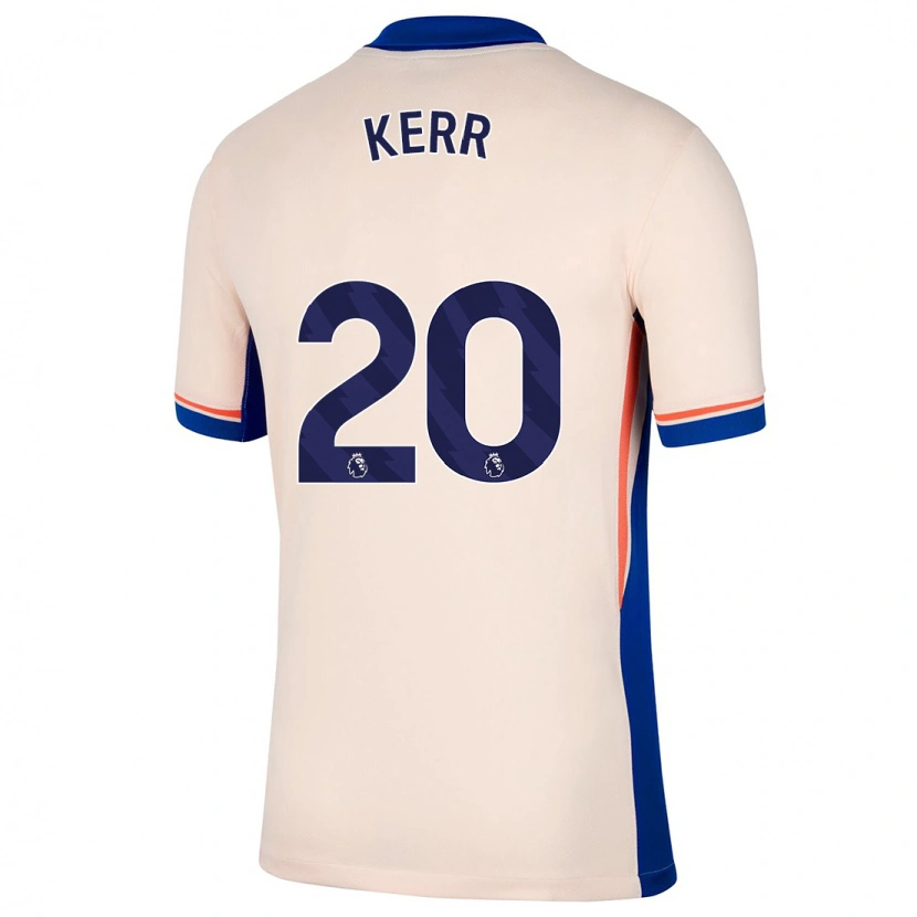 Danxen Kinder Sam Kerr #20 Hellbeige Auswärtstrikot Trikot 2024/25 T-Shirt Schweiz