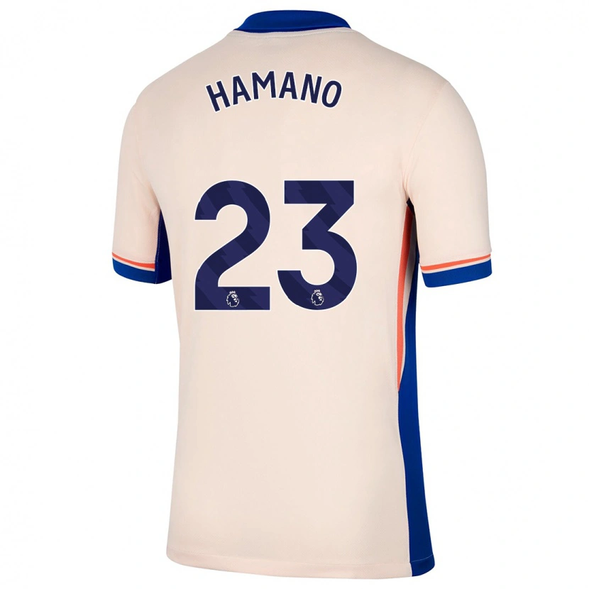 Danxen Kinder Maika Hamano #23 Hellbeige Auswärtstrikot Trikot 2024/25 T-Shirt Schweiz