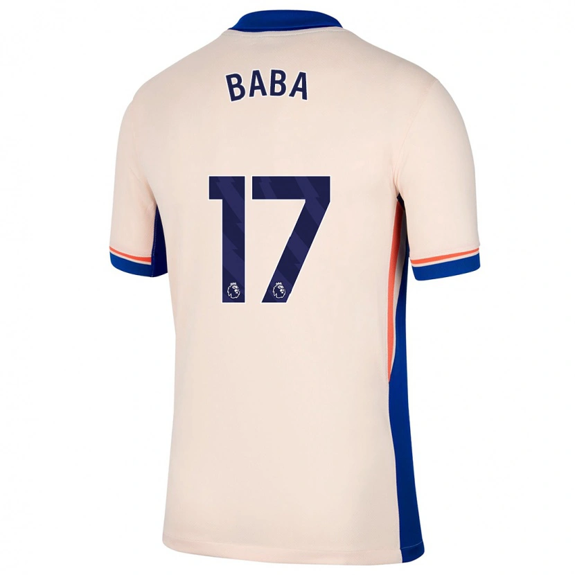 Danxen Kinder Abdul-Rahman Baba #17 Hellbeige Auswärtstrikot Trikot 2024/25 T-Shirt Schweiz