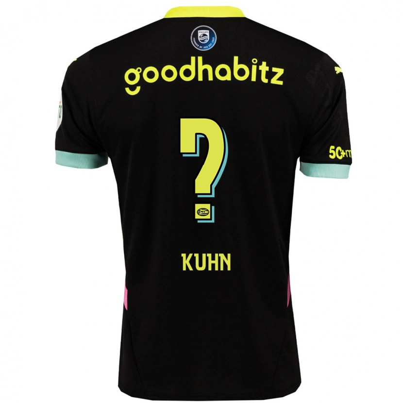 Danxen Kinder Wessel Kuhn #0 Schwarz Gelb Auswärtstrikot Trikot 2024/25 T-Shirt Schweiz