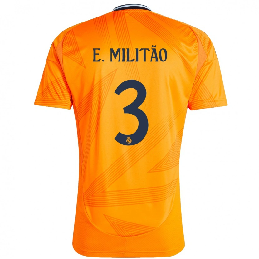 Danxen Kinder Éder Militão #3 Orange Auswärtstrikot Trikot 2024/25 T-Shirt Schweiz