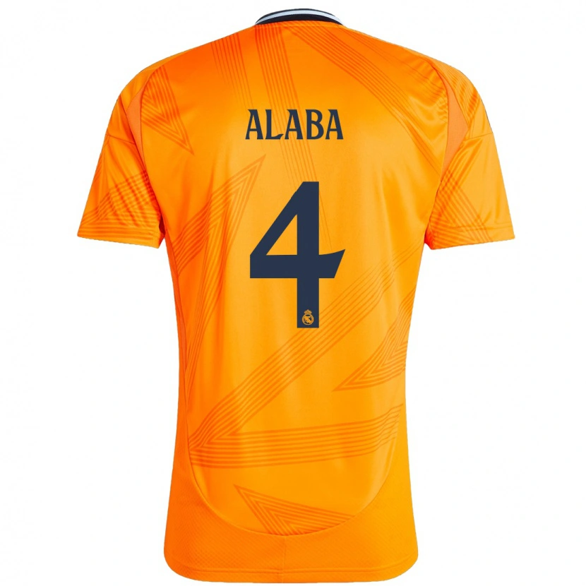 Danxen Kinder David Alaba #4 Orange Auswärtstrikot Trikot 2024/25 T-Shirt Schweiz