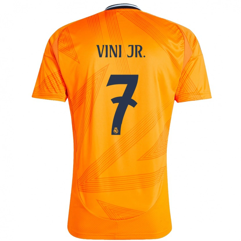 Danxen Kinder Vinicius Junior #7 Orange Auswärtstrikot Trikot 2024/25 T-Shirt Schweiz