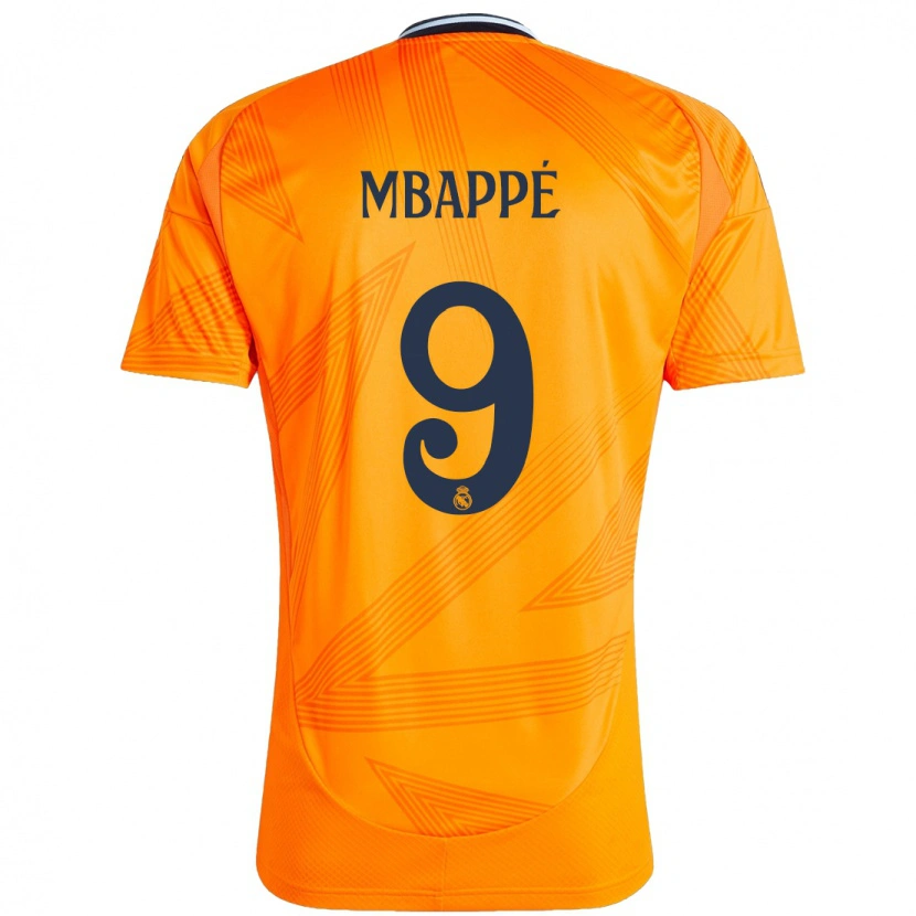 Danxen Kinder Kylian Mbappé #9 Orange Auswärtstrikot Trikot 2024/25 T-Shirt Schweiz