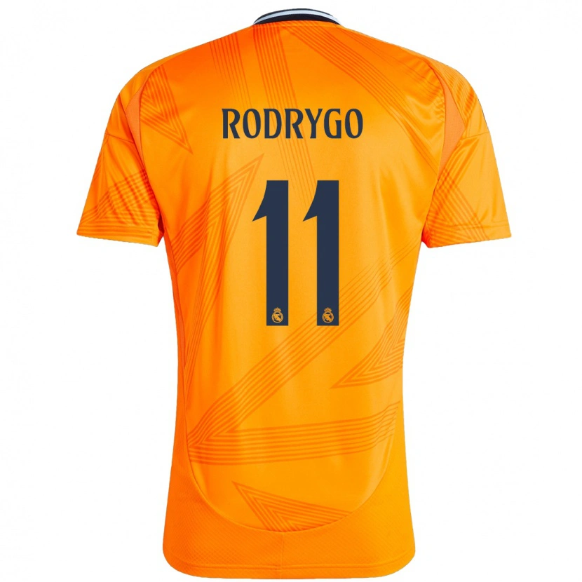 Danxen Kinder Rodrygo #11 Orange Auswärtstrikot Trikot 2024/25 T-Shirt Schweiz