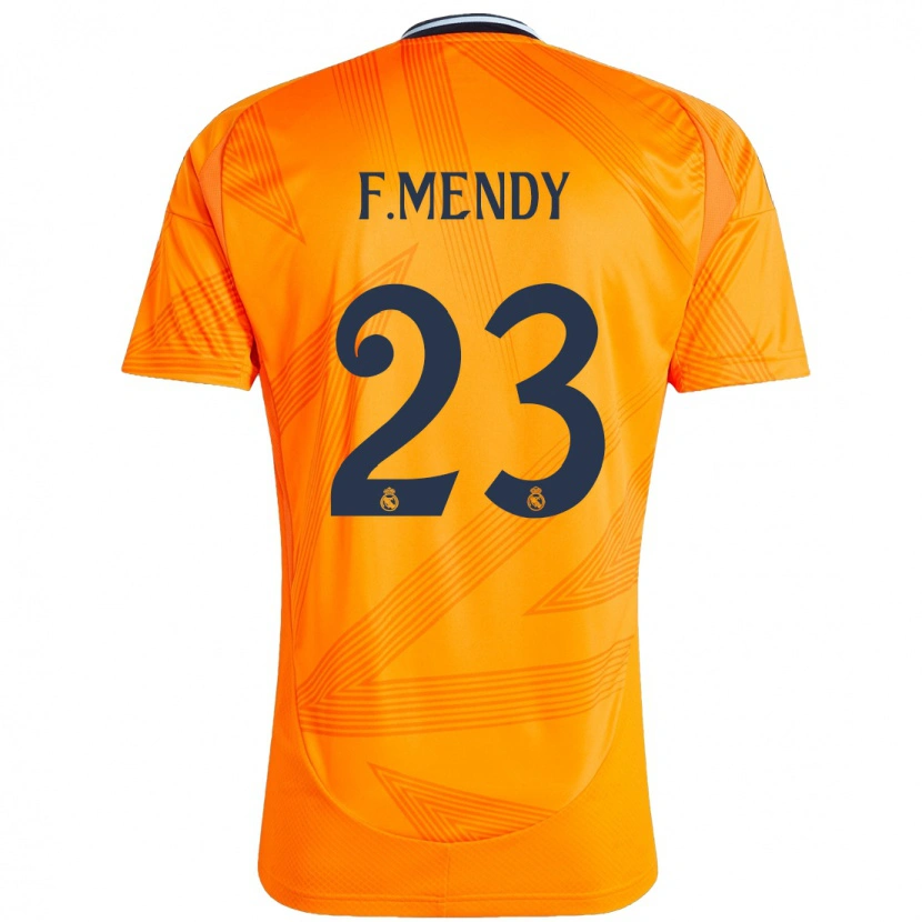 Danxen Kinder Ferland Mendy #23 Orange Auswärtstrikot Trikot 2024/25 T-Shirt Schweiz