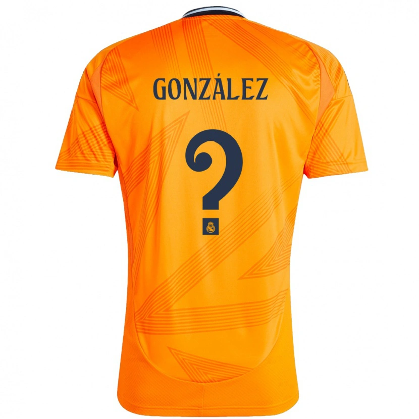 Danxen Kinder Álvaro González #0 Orange Auswärtstrikot Trikot 2024/25 T-Shirt Schweiz