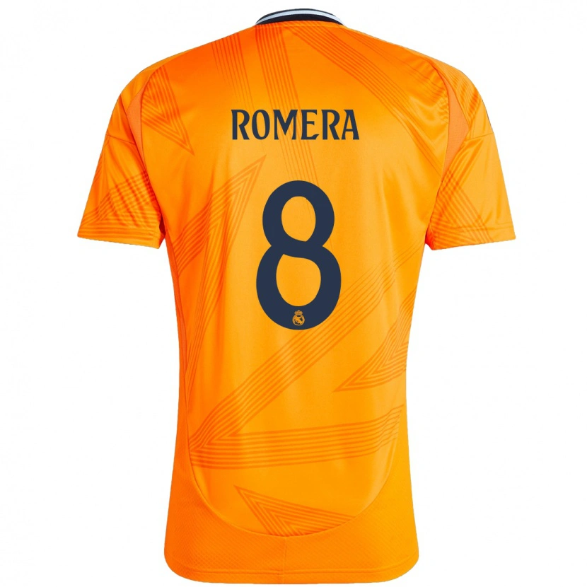 Danxen Kinder Miguel Romera #8 Orange Auswärtstrikot Trikot 2024/25 T-Shirt Schweiz