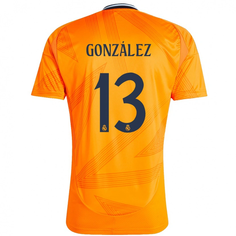 Danxen Kinder Fran González #13 Orange Auswärtstrikot Trikot 2024/25 T-Shirt Schweiz