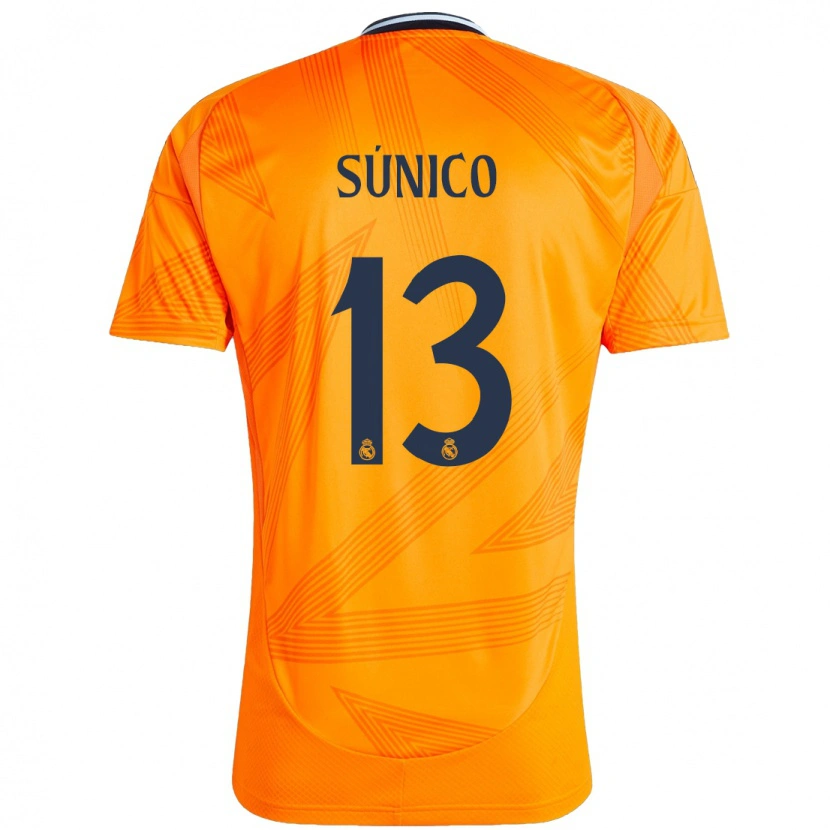 Danxen Kinder Guille Súnico #13 Orange Auswärtstrikot Trikot 2024/25 T-Shirt Schweiz