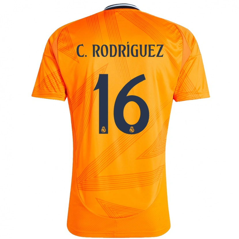 Danxen Kinder Carlos Rodríguez #16 Orange Auswärtstrikot Trikot 2024/25 T-Shirt Schweiz