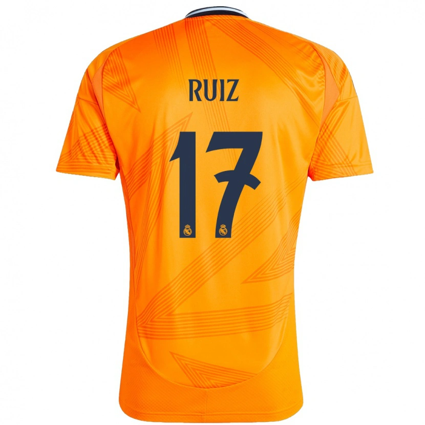 Danxen Kinder David Ruiz #17 Orange Auswärtstrikot Trikot 2024/25 T-Shirt Schweiz