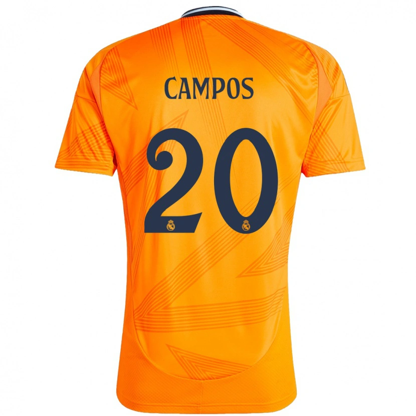 Danxen Kinder Andrés Campos #20 Orange Auswärtstrikot Trikot 2024/25 T-Shirt Schweiz