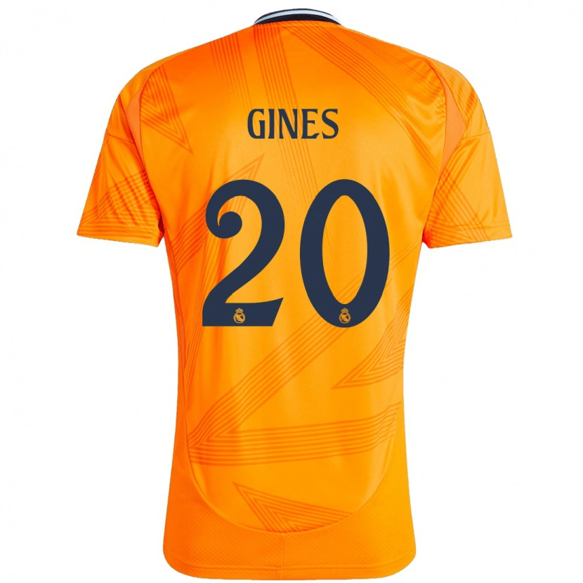 Danxen Kinder Álvaro Ginés #20 Orange Auswärtstrikot Trikot 2024/25 T-Shirt Schweiz