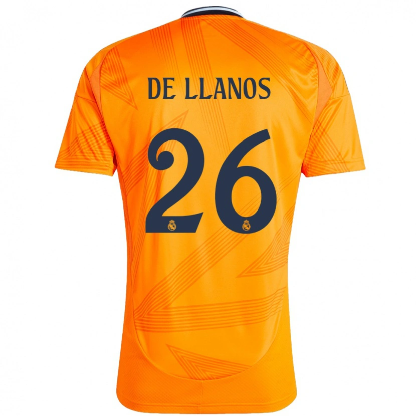 Danxen Kinder Hugo De Llanos #26 Orange Auswärtstrikot Trikot 2024/25 T-Shirt Schweiz