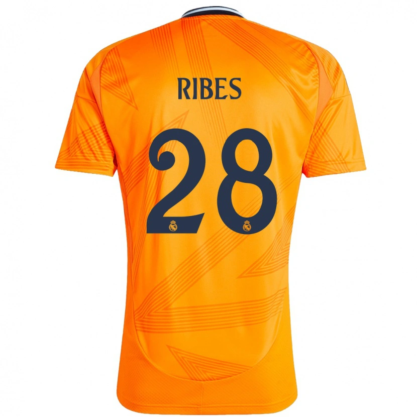 Danxen Kinder Kike Ribes #28 Orange Auswärtstrikot Trikot 2024/25 T-Shirt Schweiz