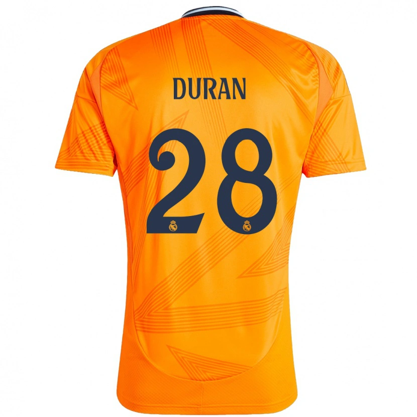 Danxen Kinder Pol Duran #28 Orange Auswärtstrikot Trikot 2024/25 T-Shirt Schweiz