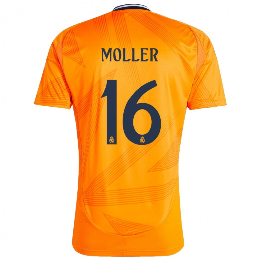 Danxen Kinder Caroline Møller #16 Orange Auswärtstrikot Trikot 2024/25 T-Shirt Schweiz