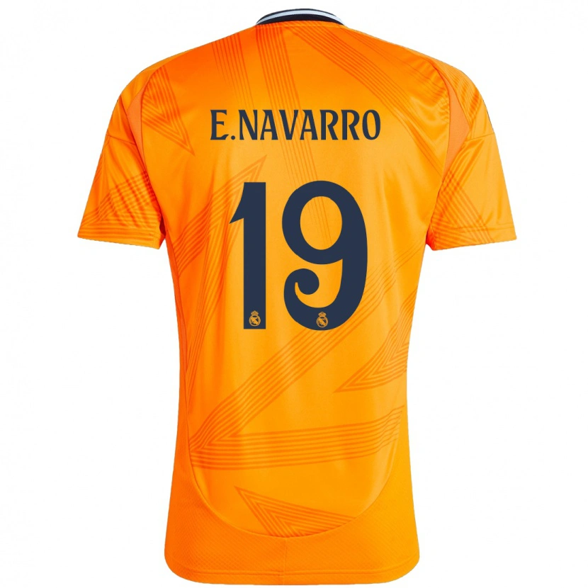 Danxen Kinder Eva Navarro #19 Orange Auswärtstrikot Trikot 2024/25 T-Shirt Schweiz