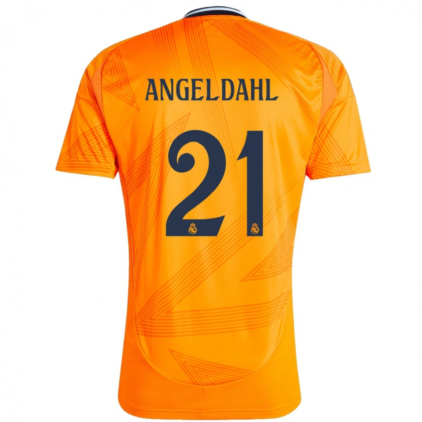 Danxen Kinder Filippa Angeldahl #21 Orange Auswärtstrikot Trikot 2024/25 T-Shirt Schweiz