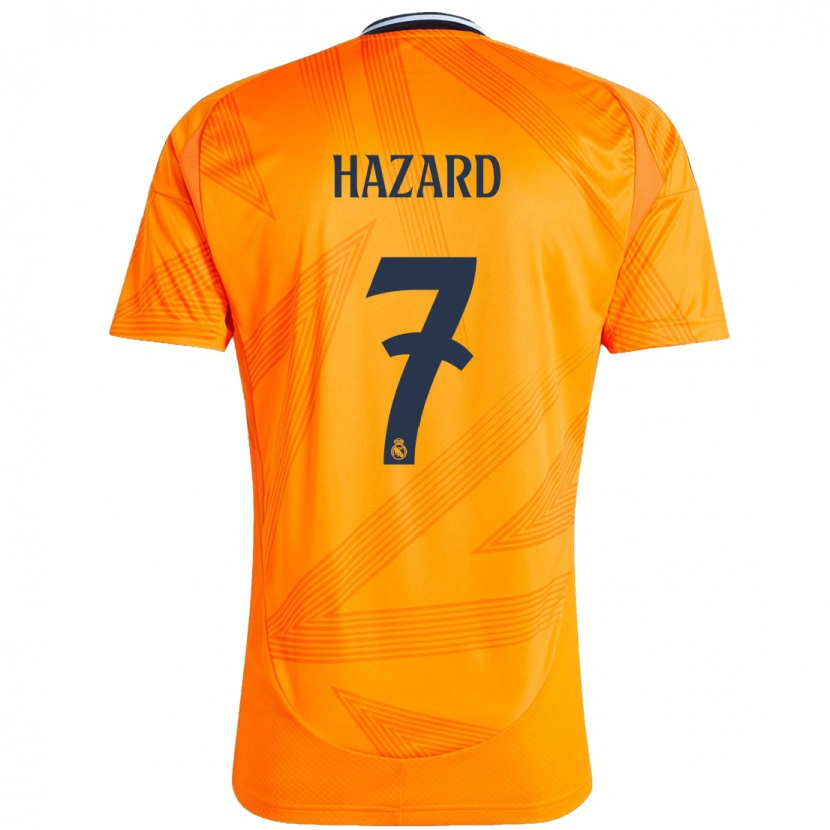 Danxen Kinder Eden Hazard #7 Orange Auswärtstrikot Trikot 2024/25 T-Shirt Schweiz