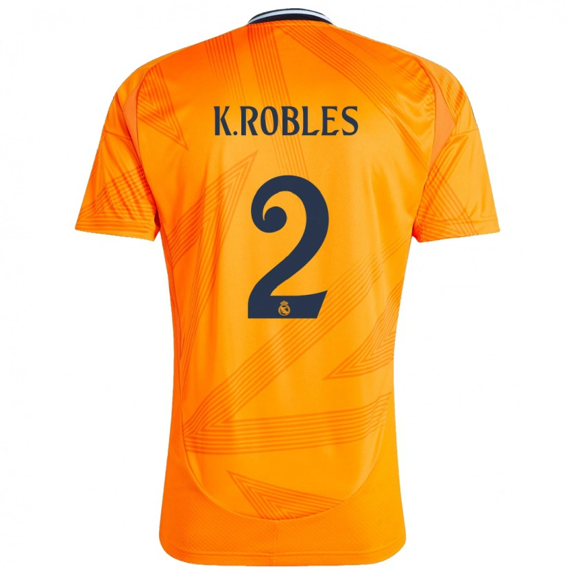 Danxen Kinder Kenti Robles #2 Orange Auswärtstrikot Trikot 2024/25 T-Shirt Schweiz