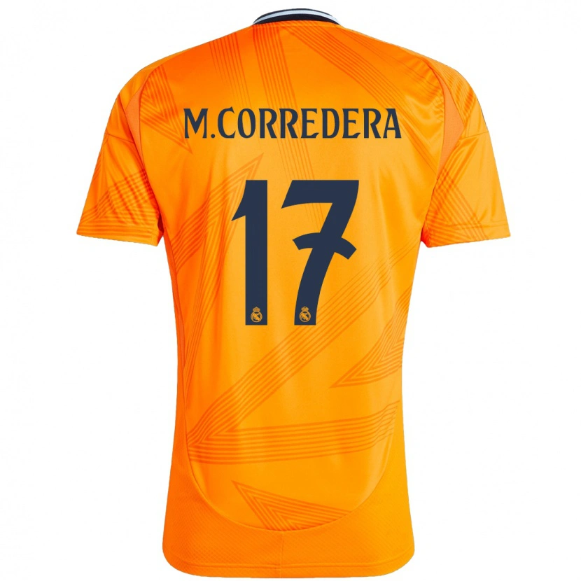 Danxen Kinder Marta Corredera #17 Orange Auswärtstrikot Trikot 2024/25 T-Shirt Schweiz