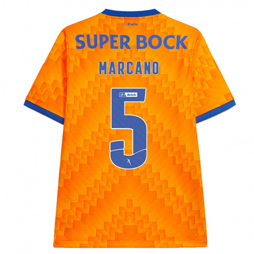 Danxen Kinder Iván Marcano #5 Orange Auswärtstrikot Trikot 2024/25 T-Shirt Schweiz