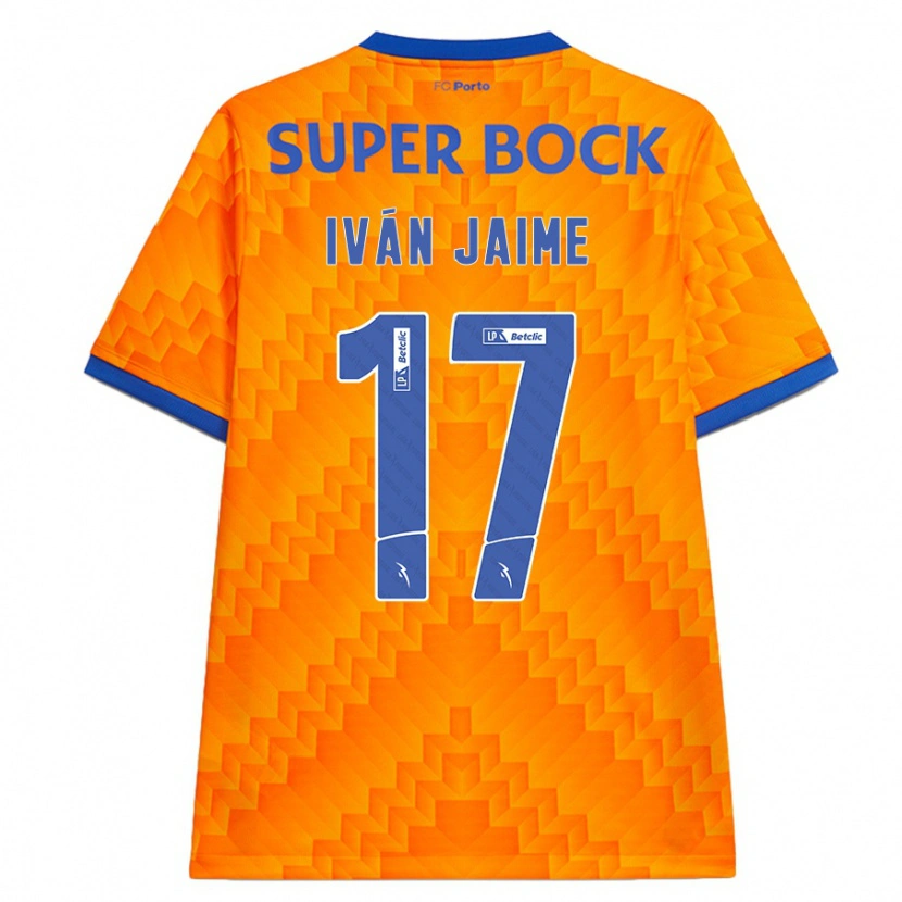 Danxen Kinder Iván Jaime #17 Orange Auswärtstrikot Trikot 2024/25 T-Shirt Schweiz