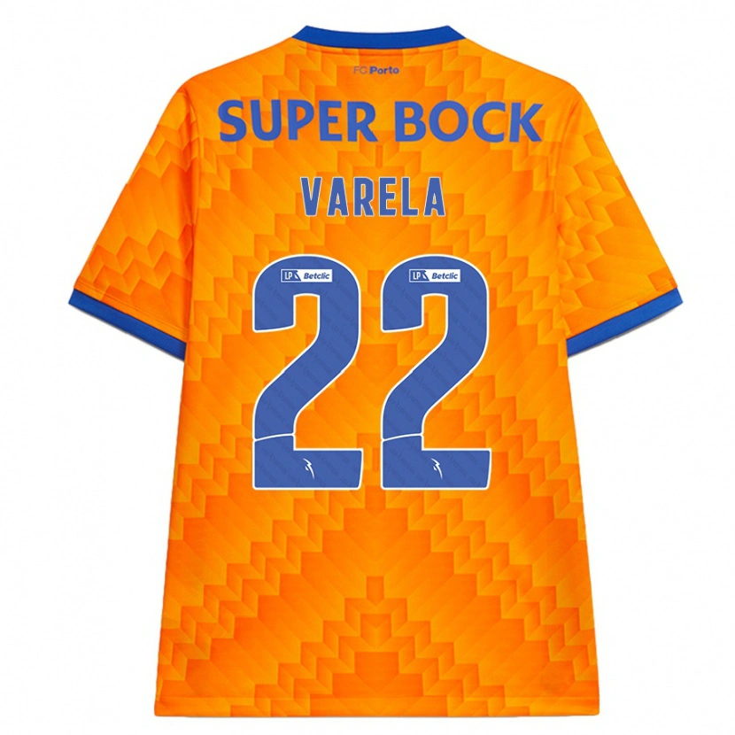 Danxen Kinder Alan Varela #22 Orange Auswärtstrikot Trikot 2024/25 T-Shirt Schweiz