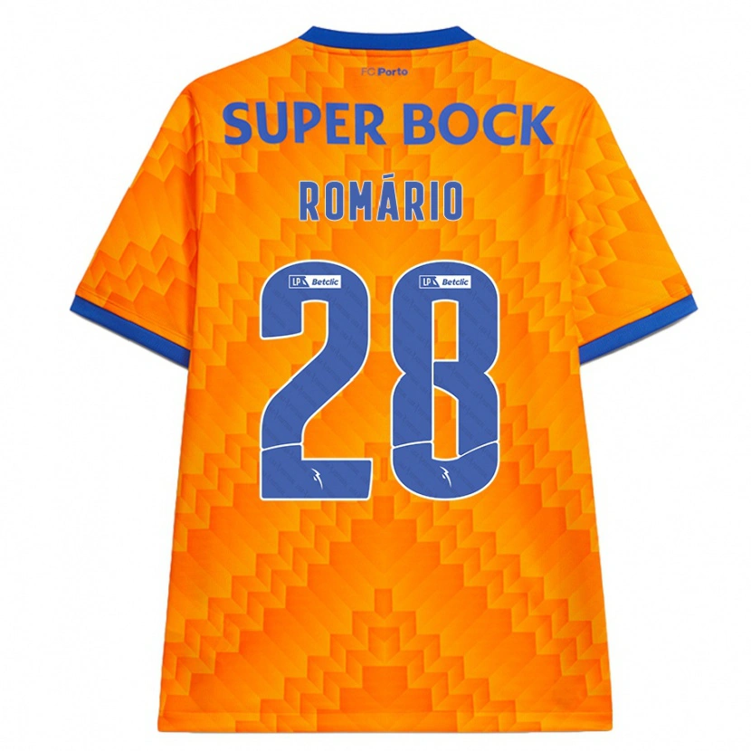 Danxen Kinder Romário Baró #28 Orange Auswärtstrikot Trikot 2024/25 T-Shirt Schweiz