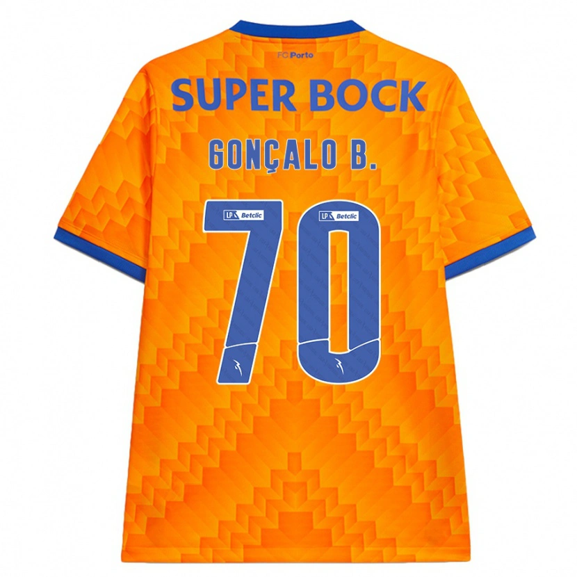 Danxen Kinder Gonçalo Borges #70 Orange Auswärtstrikot Trikot 2024/25 T-Shirt Schweiz