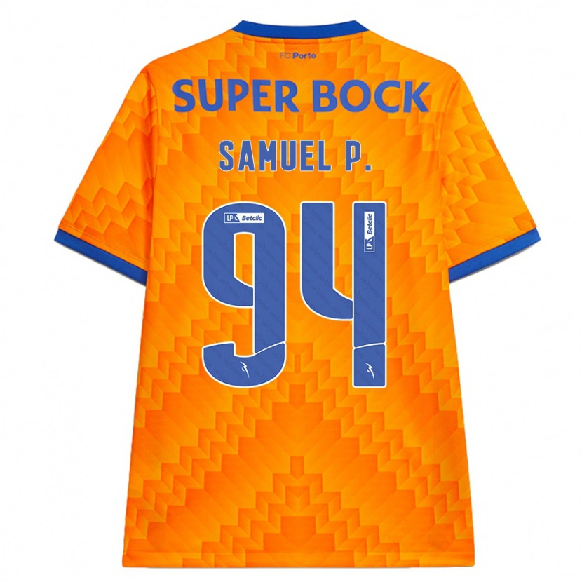 Danxen Kinder Samuel Portugal #94 Orange Auswärtstrikot Trikot 2024/25 T-Shirt Schweiz