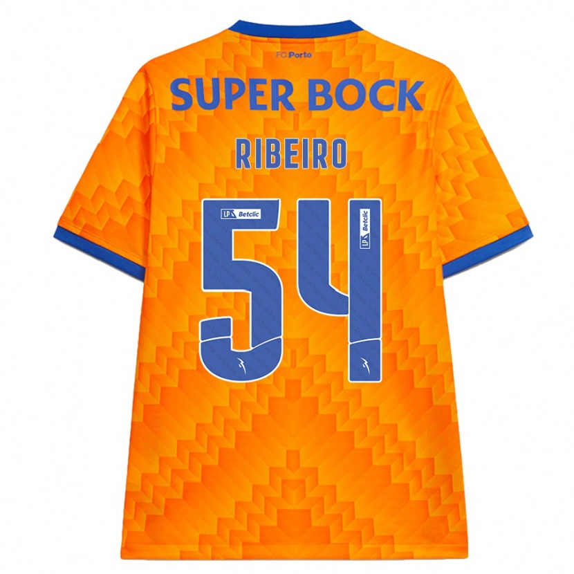 Danxen Kinder António Ribeiro #54 Orange Auswärtstrikot Trikot 2024/25 T-Shirt Schweiz